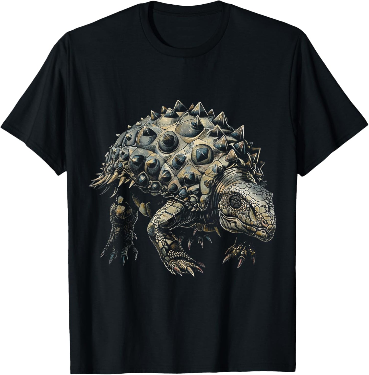 Ankylosaurus Dinosaur Motif Artwork Ankylosaurus T-Shirt