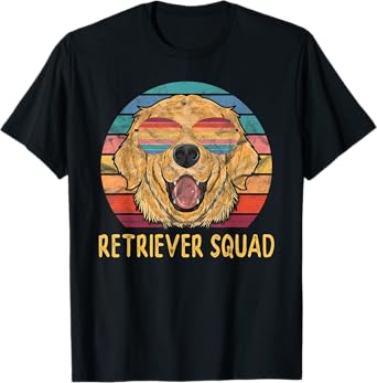 Golden Retriever Dog Squad Retriever Squad Gifts Men Women T-Shirt