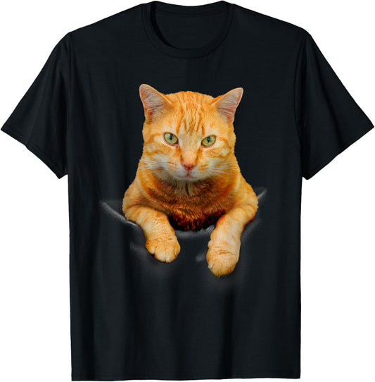 Cat Animals Creative Cat Motif Bag Cat T-Shirt