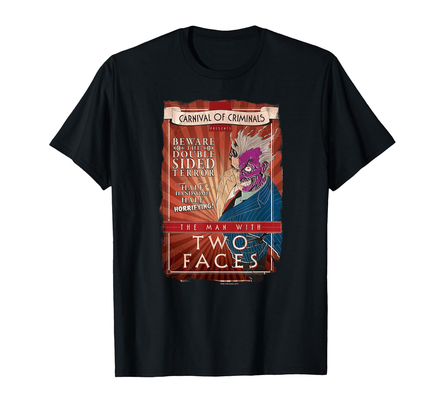 Batman Two-Faces T Shirt T-Shirt
