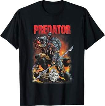Predator Ready To Hunt Big Chest Iconic Retro Poster V2 T-Shirt