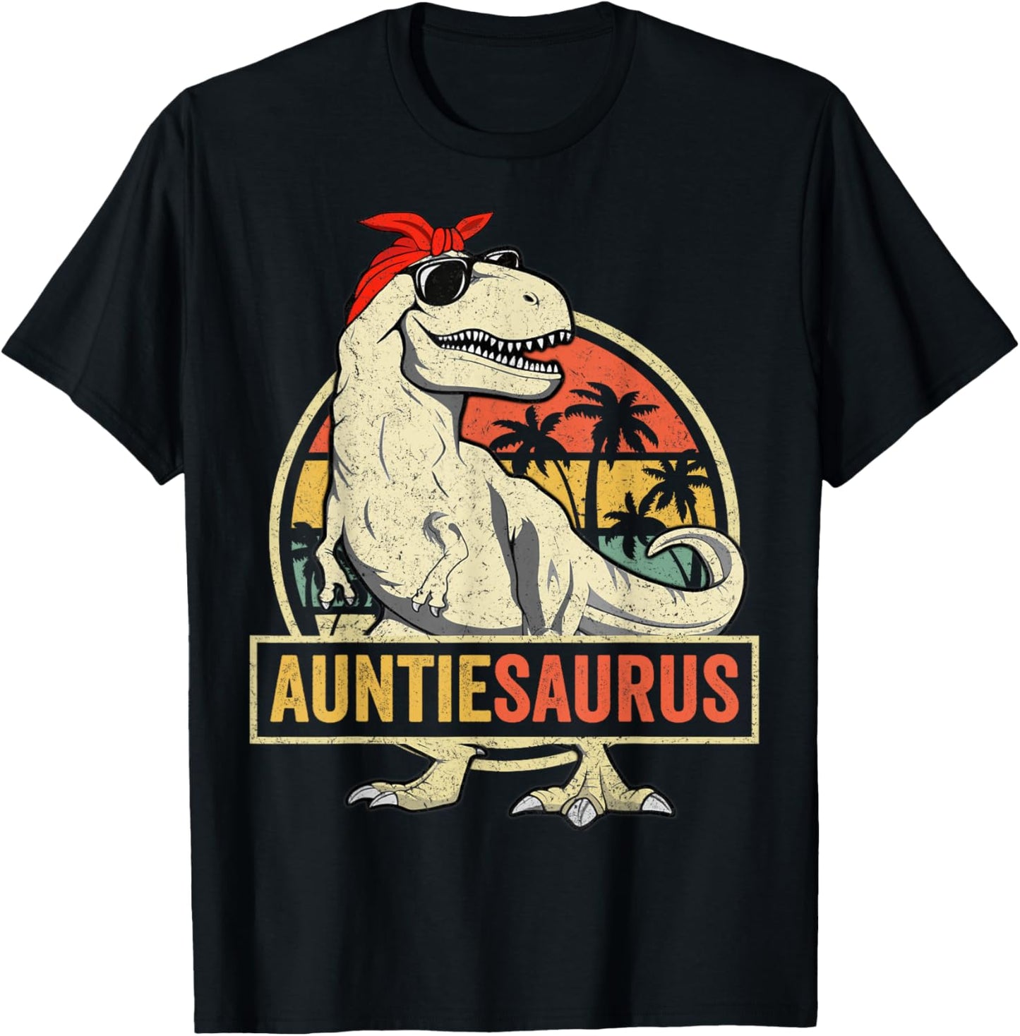 Auntiesaurus T rex Dinosaur Auntie Saurus Family Matching T-Shirt