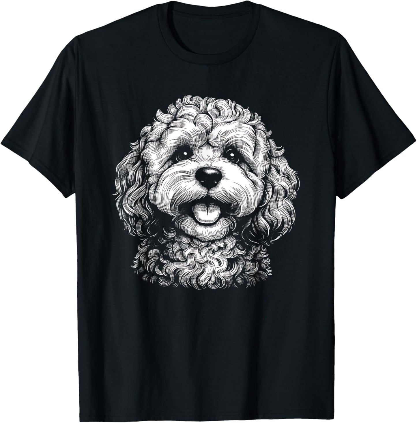 Cavapoo Dog Graphic Art Design For Women And Men T-Shirt