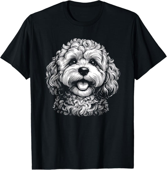 Cavapoo Dog Graphic Art Design For Women And Men T-Shirt