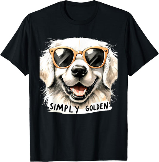 English Cream Golden Retriever Mom Gifts Puppy Simply Golden T-Shirt