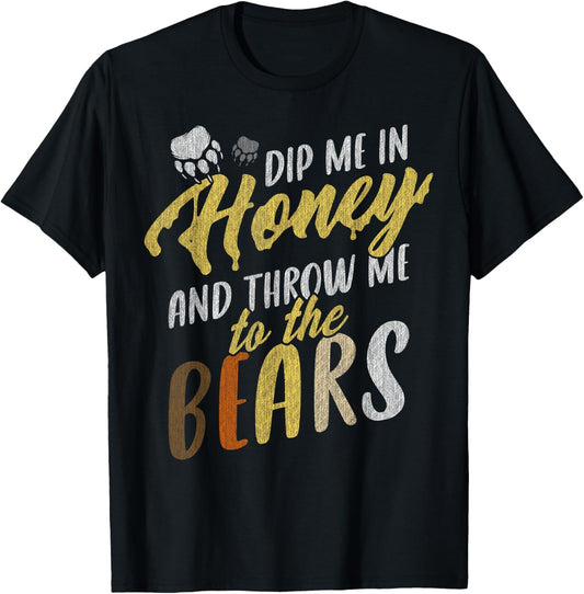 Bear Community, Bear Flag, Funny Gay Bear Pride T-Shirt