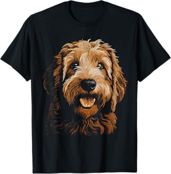 Labradoodle Motif Pet Artwork Dog Labradoodle Men Women Kids T-Shirt