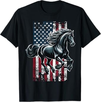 American Friesian Horse US Friesian Horse T-Shirt