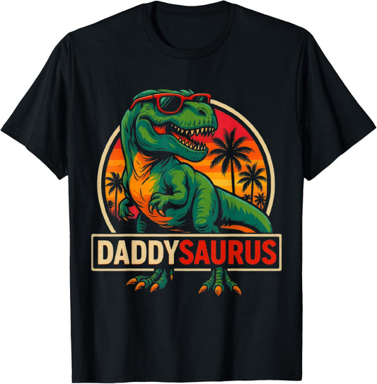 Daddysaurus T Rex Dinosaur Daddy Saurus Family Matching T-Shirt
