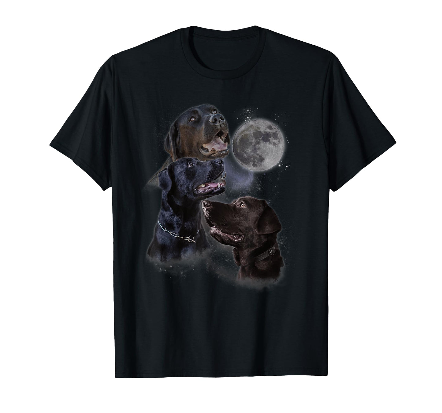 Howling at the Moon Shirt - Funny Labrador Retriever T-Shirt