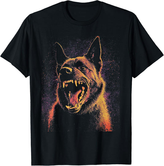 Belgian Malinois Agressive Dog T-Shirt