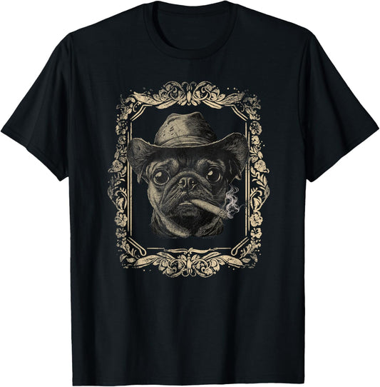 Pug Dad Father Day for Lovers Funny Men T-Shirt