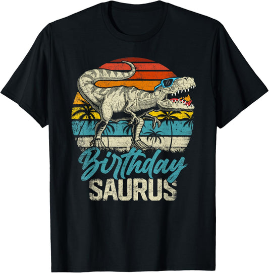 Birthday Saurus Rex Dino Birthdaysaurus Matching Family Bday T-Shirt