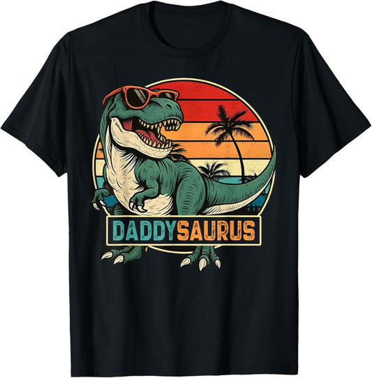 Daddysaurus T Rex Dinosaur Daddy Saurus Family Matching T-Shirt