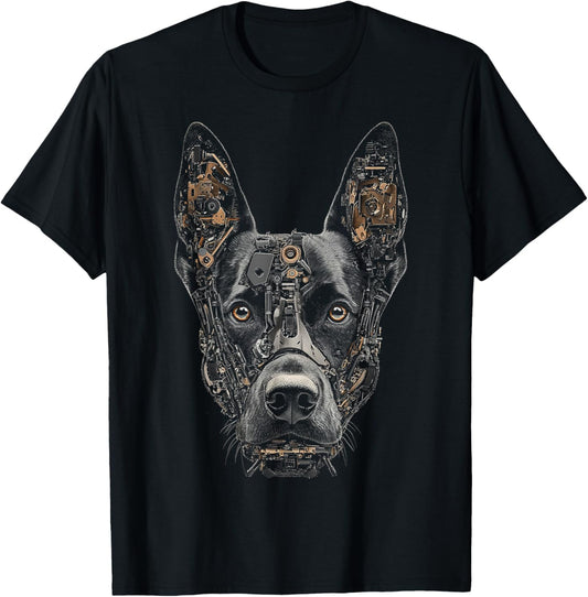 Belgian Malinois Dog Graphic Pet Art Belgian Malinois T-Shirt