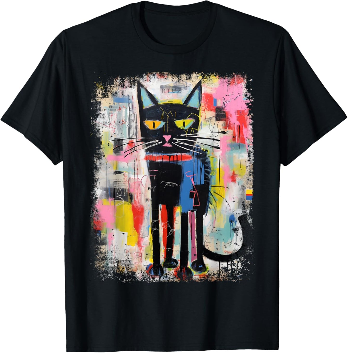 Cat Hip Hop Y2K Vintage Retro Hipster Edgy Streetwear Cat T-Shirt