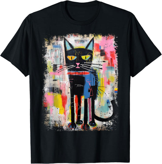 Cat Hip Hop Y2K Vintage Retro Hipster Edgy Streetwear Cat T-Shirt