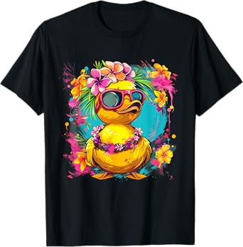 Rubber Duck Hawaiian Rubber Duckling Rubber Duckie Hawaii T-Shirt
