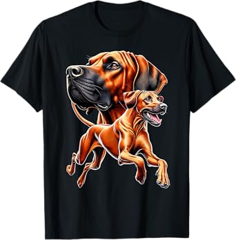 Proud Rhodesian Ridgeback Colourful Portrait T-Shirt