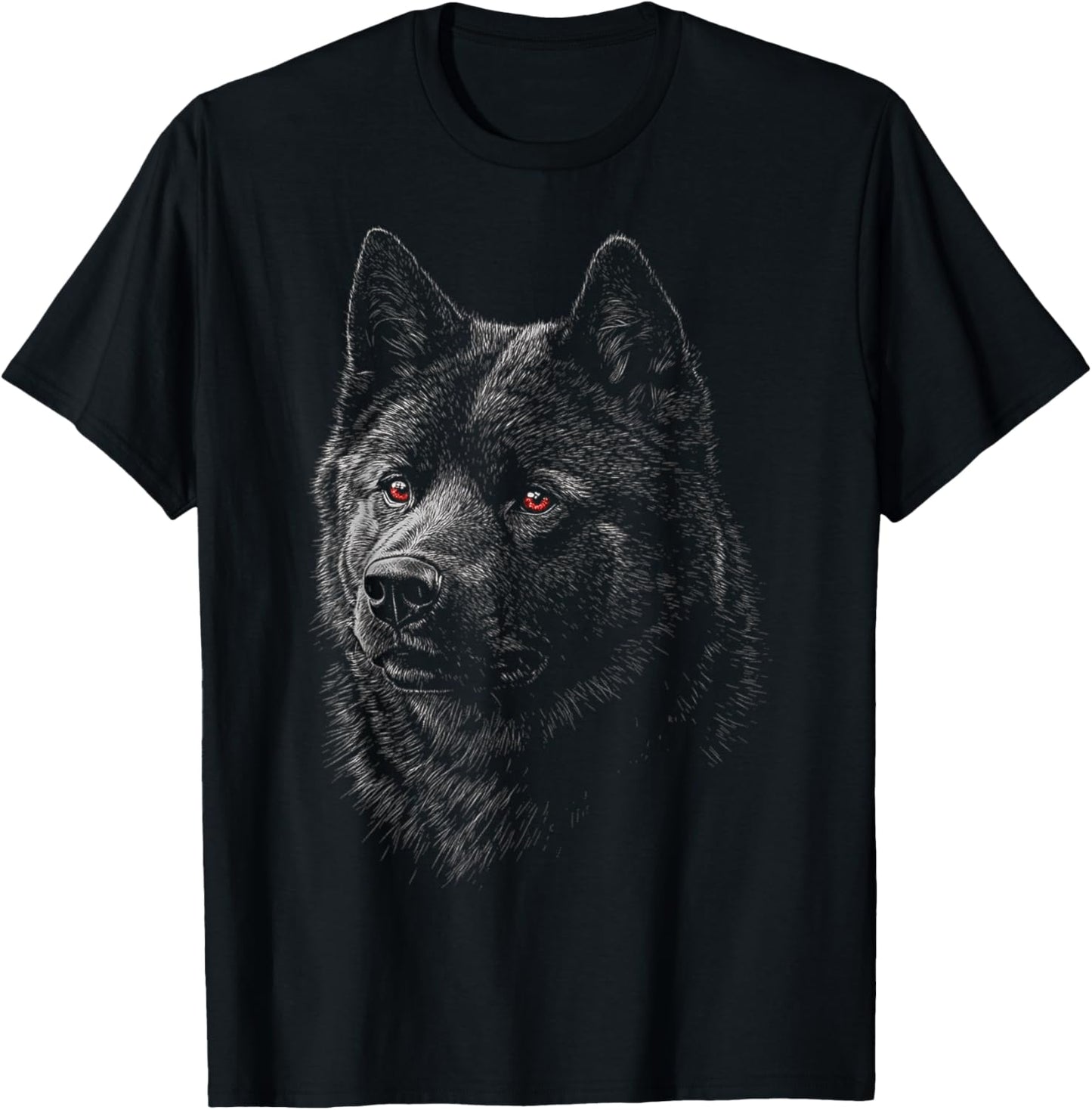 Akita Dog Graphic Pet Illustration Akita T-Shirt