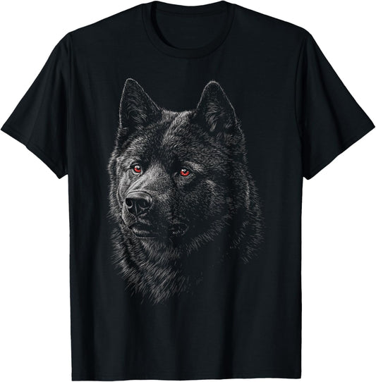 Akita Dog Graphic Pet Illustration Akita T-Shirt