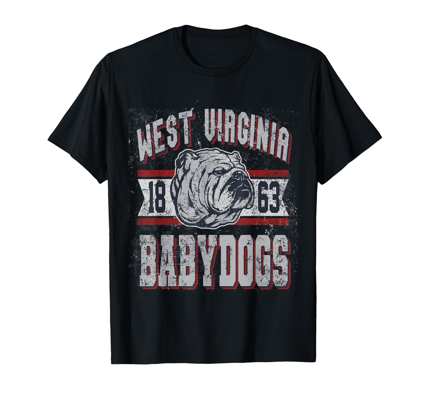 Funny WV Jim West Virginia Justice Baby Dogs bulldog Men Women T-Shirt