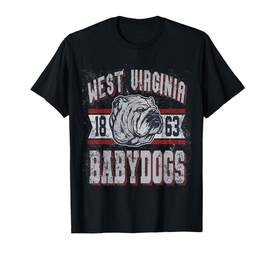 Funny WV Jim West Virginia Justice Baby Dogs bulldog Men Women T-Shirt