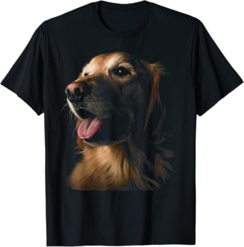Golden Retriever Face T-Shirt