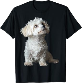 Maltipoo Dog Motif Pet Art Maltipoo Men Women Kids T-Shirt