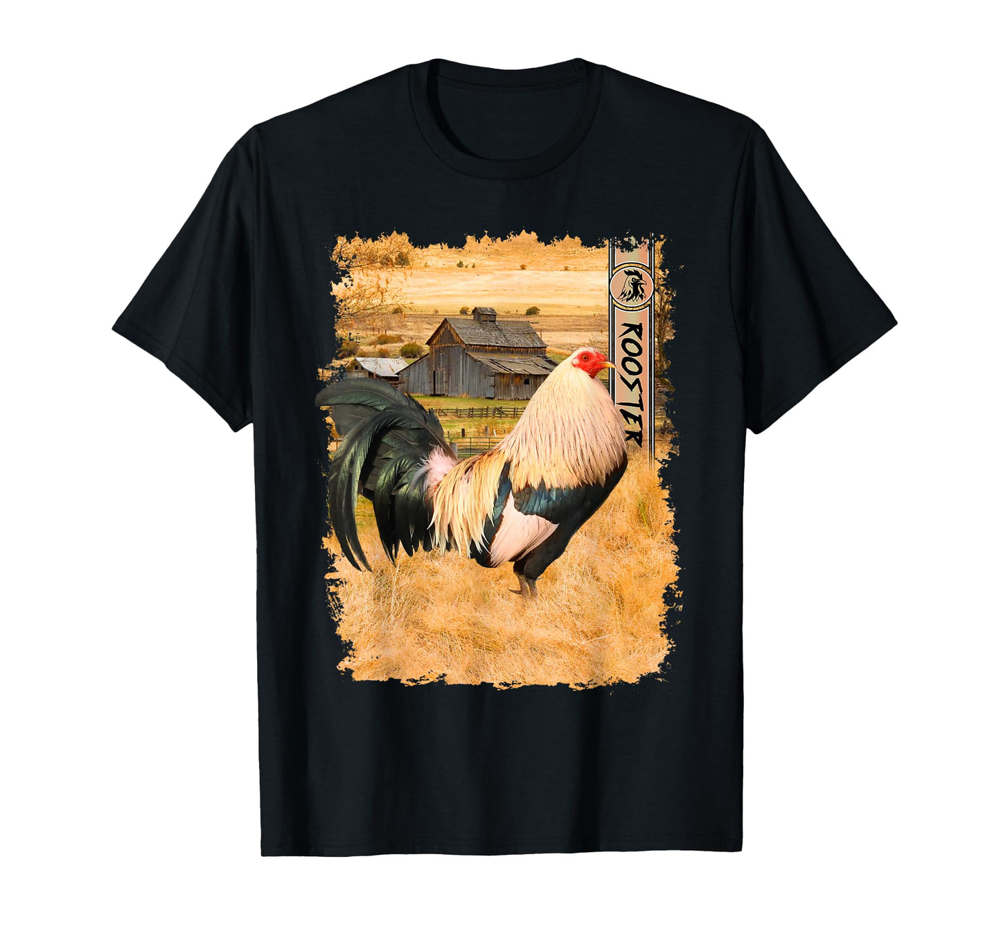 Rooster Enthusiast Cockfighter Game Fowl Cockfighting Unisex-Adults Black T-Shirt