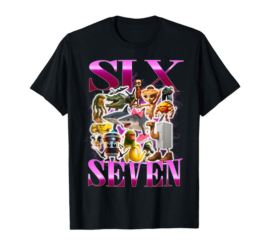 67 Six Seven Birthday Meme Viral Italian Brainrot Funny T-Shirt