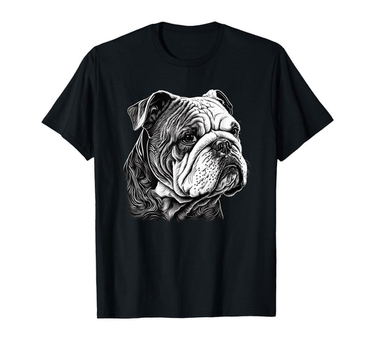 Funny Bulldog Dog Men Women Girls Kids T-Shirt