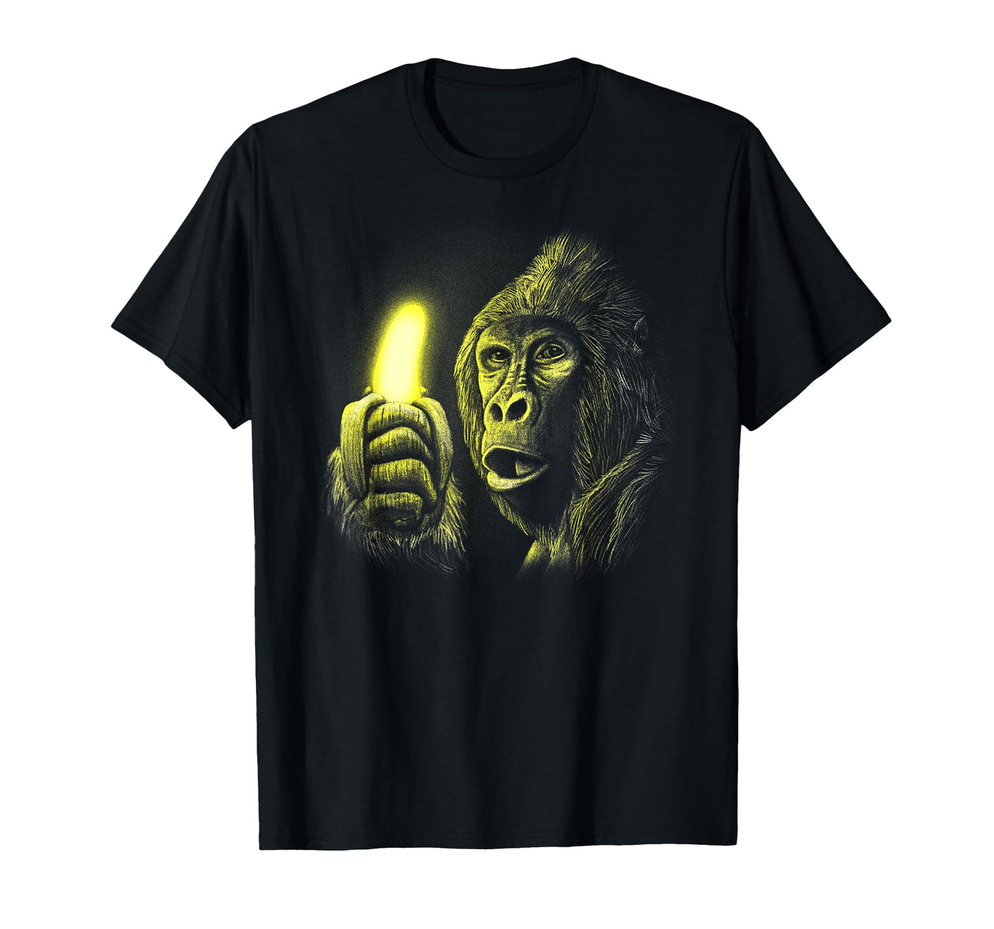 Gorilla Carrying Banana Funny Monkey Costume Wild Animal T-Shirt
