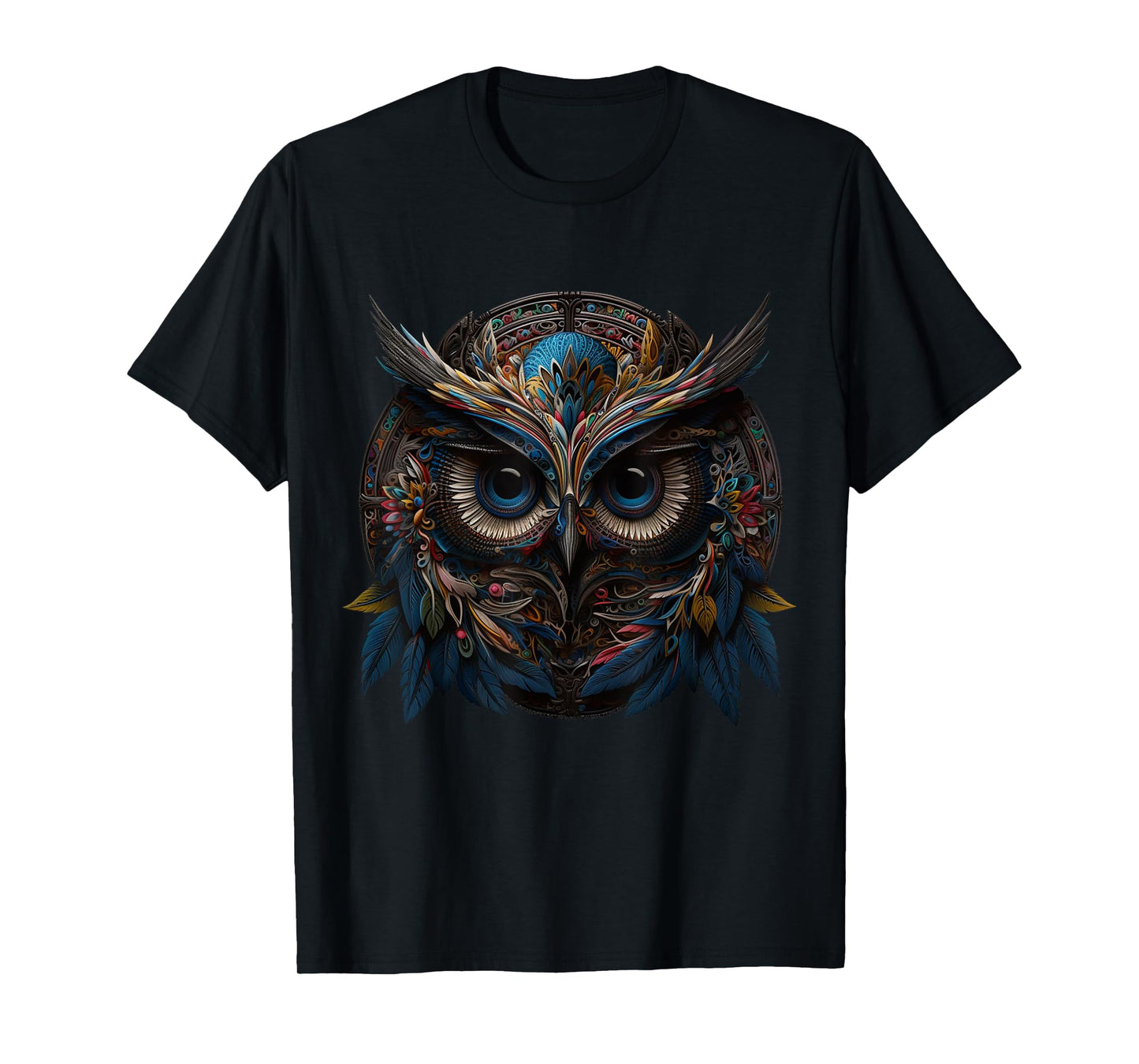 Owl artwork animal lovers - bird art animal owl T-Shirt