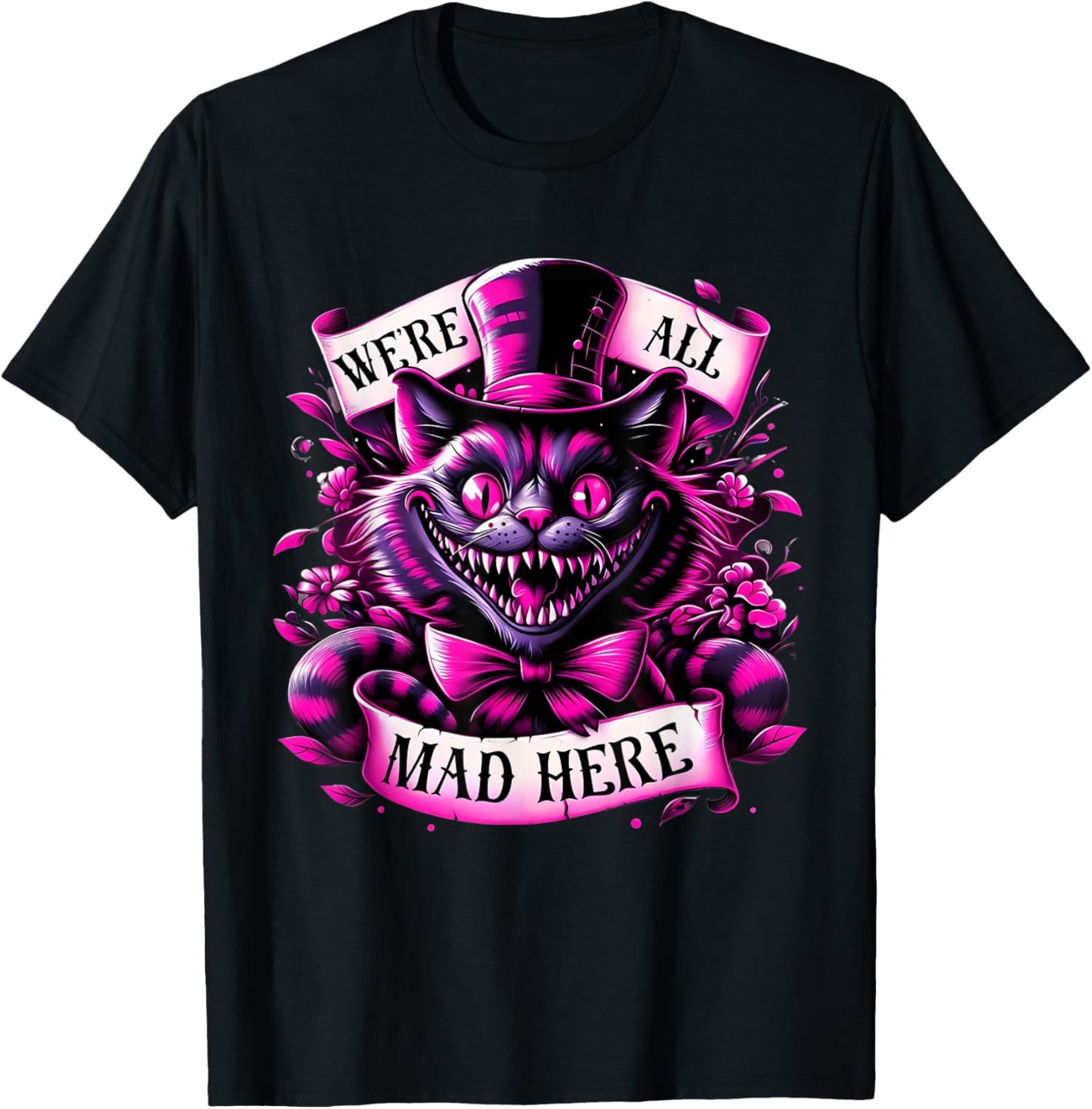 Cheshire Cat Alice in Wonderland Party T-Shirt