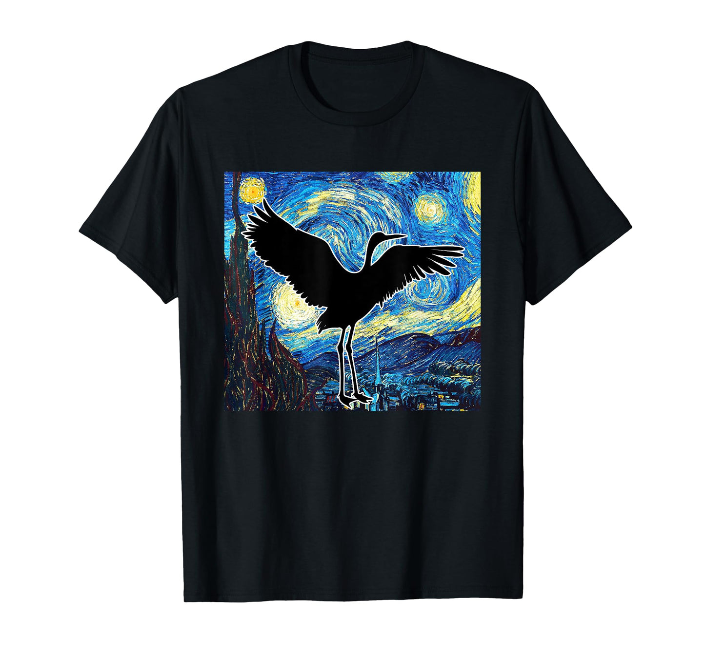 Sandhill Crane Design - Birders Heartbeat Bird Lover T-Shirt