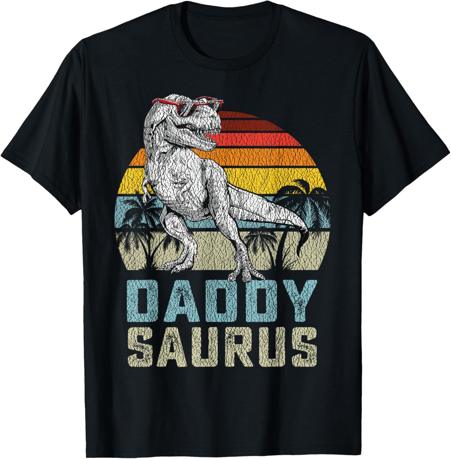 Daddysaurus T Rex Dinosaur Daddy Saurus Family Matching T-Shirt