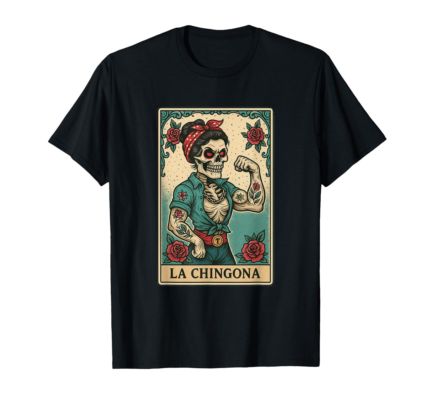 La Chingona Funny Spanish-Mexican Bingo Gifts for Women T-Shirt