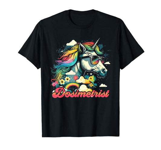 Rainbow Unicorn Dosimetrist | Dosimetry T-Shirt