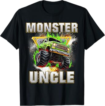 Monster Truck Uncle Monster Truck Are My Jam Adults Kids T-Shirt