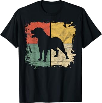 Square Retro Rottweiler Owner Gift Dog Rottie Dad Rott Mom Men Women Girls Kids T-Shirt