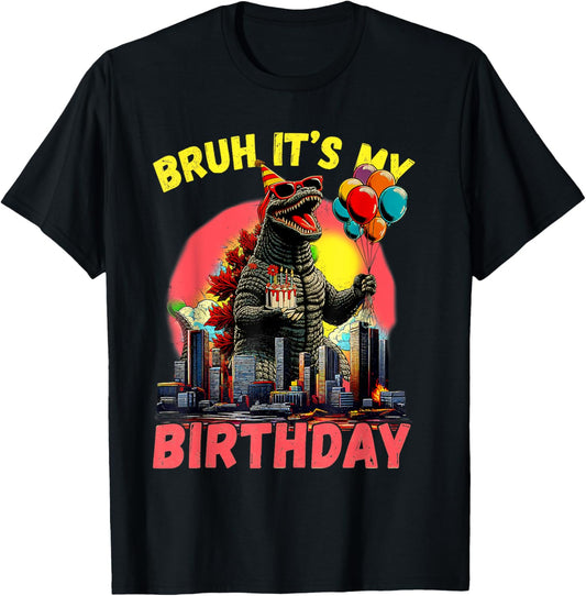 Kaiju Birthday Party Japan Monster Dinosaur Its My Birthday T-Shirt