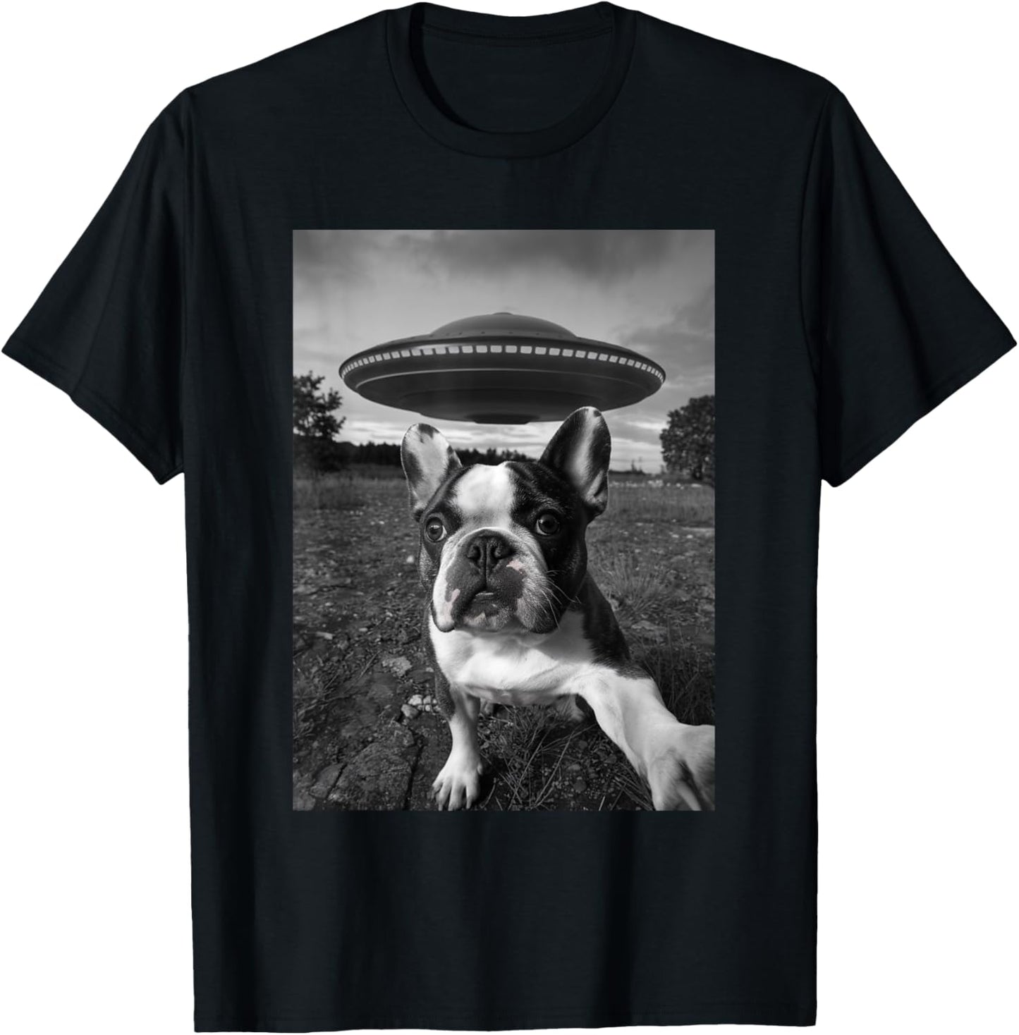 Funny French Bulldog Selfie T-Shirt