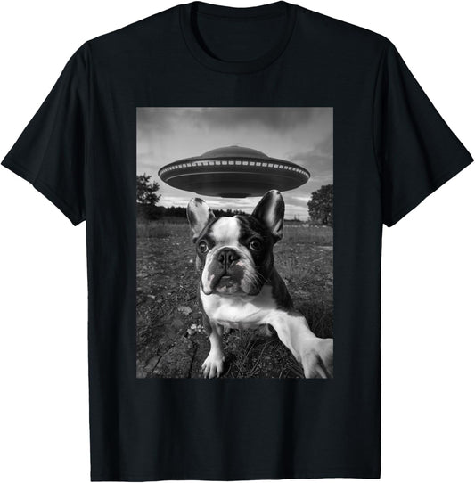 Funny French Bulldog Selfie T-Shirt