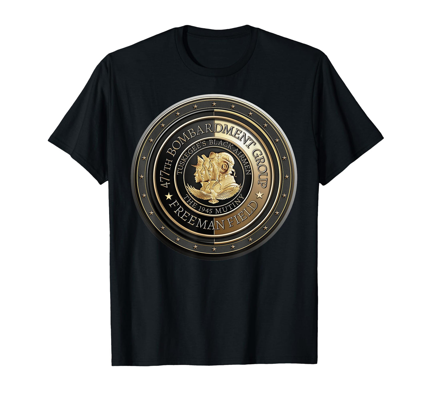 Tuskegee’s Airmen Black Aviation History Legends 477th T-Shirt