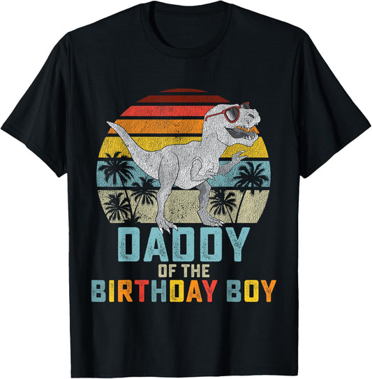 Daddy Dinosaur of the Birthday Boy Dad Matching Family T-Shirt