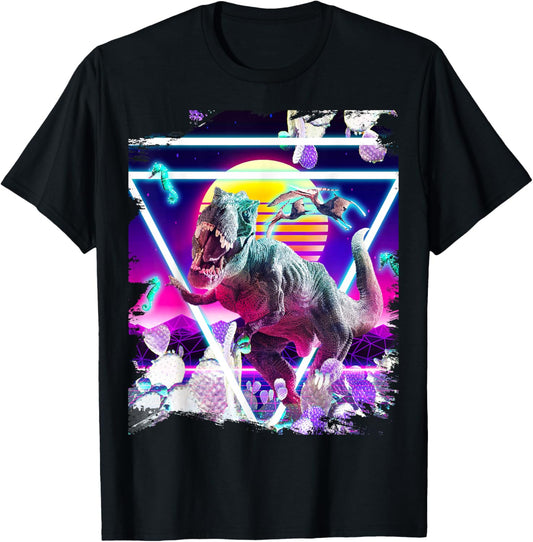 Dinosaur Rave Raving T-Shirt