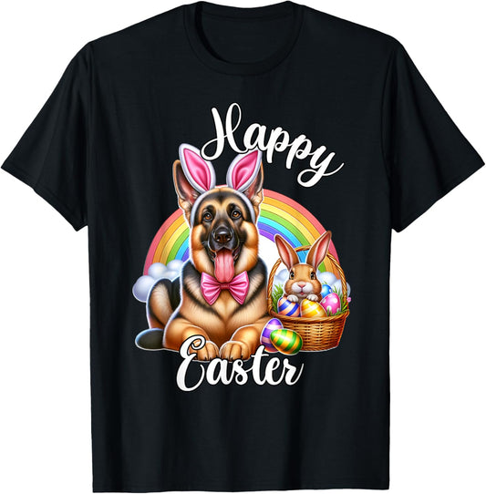 German Shepherd Happy Easter German Shepherd Easter T-Shirt