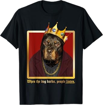 Pets Rock Gangster Rapper Dog T-Shirt for Men Women