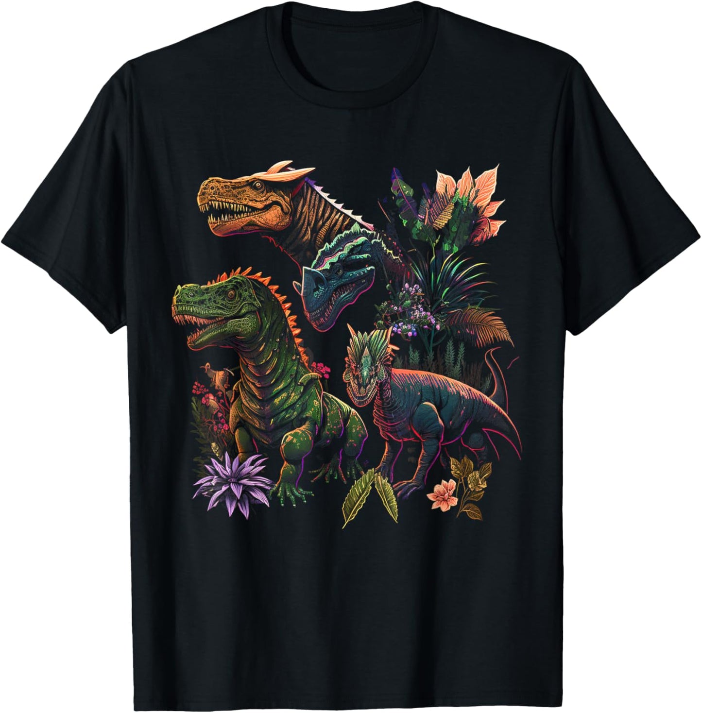 Types Of Dinosaurs Graphics Dino Identification T-Shirt